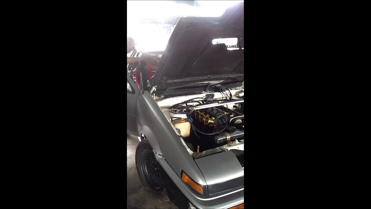 AE86 20v with Microtech EFI LT10s X4 Igniter - YouTube