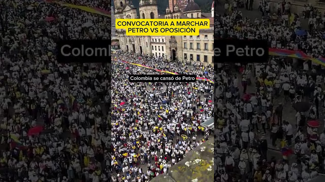 Marchas de Petro vs Oposición (clic en enlace ⬆️⬆️) 