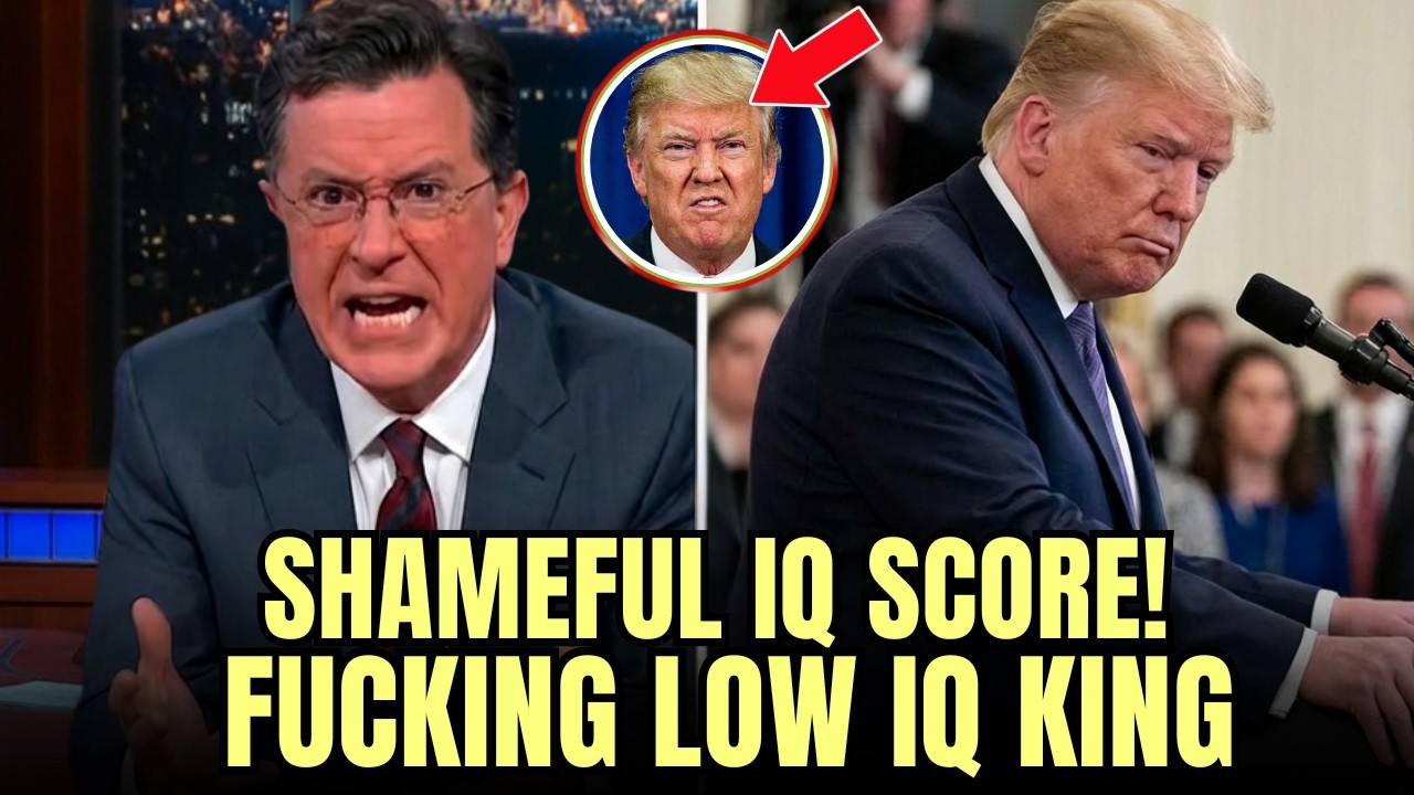 Trump BRAGS About His "Genius" IQ — Stephen Colbert UNSEALS His High School Transcript Live.