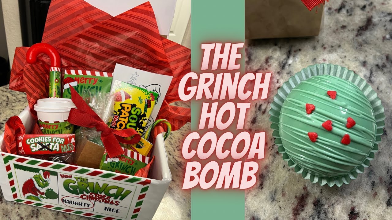 Vlogmas : Grinch Hot Cocoa Bombs | Grinchmas Eve Box - Youtube