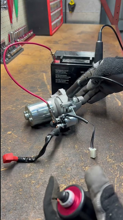 Starter solenoid bypass | Test motor only