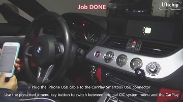 How to install Unichip CarPlay Smartbox for BMW Z4 CIC Navigation system