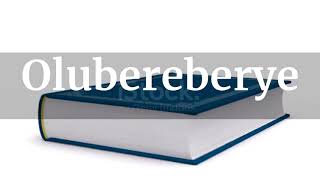 Olubereberye - Baibuli Y'oluganda - Luganda Bible Audio - Endagaano Enkadde - Israel Musaasizi 2020