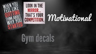 Motivational Gym Decals ||welcome to bloxburg|| CloudyyRainbow