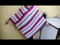 Convert stole/Shawl to Poncho with only one cut & two straight stitch