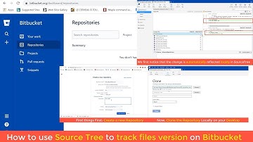 How to use Source Tree to track files version on Bitbucket