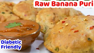 Raw Banana Poori | Indian Flatbread | Diabetic Friendly Healthy Recipe | Su's Food Corner English