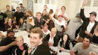 Jimbo and Garys stand-up comedy gig in STROUD