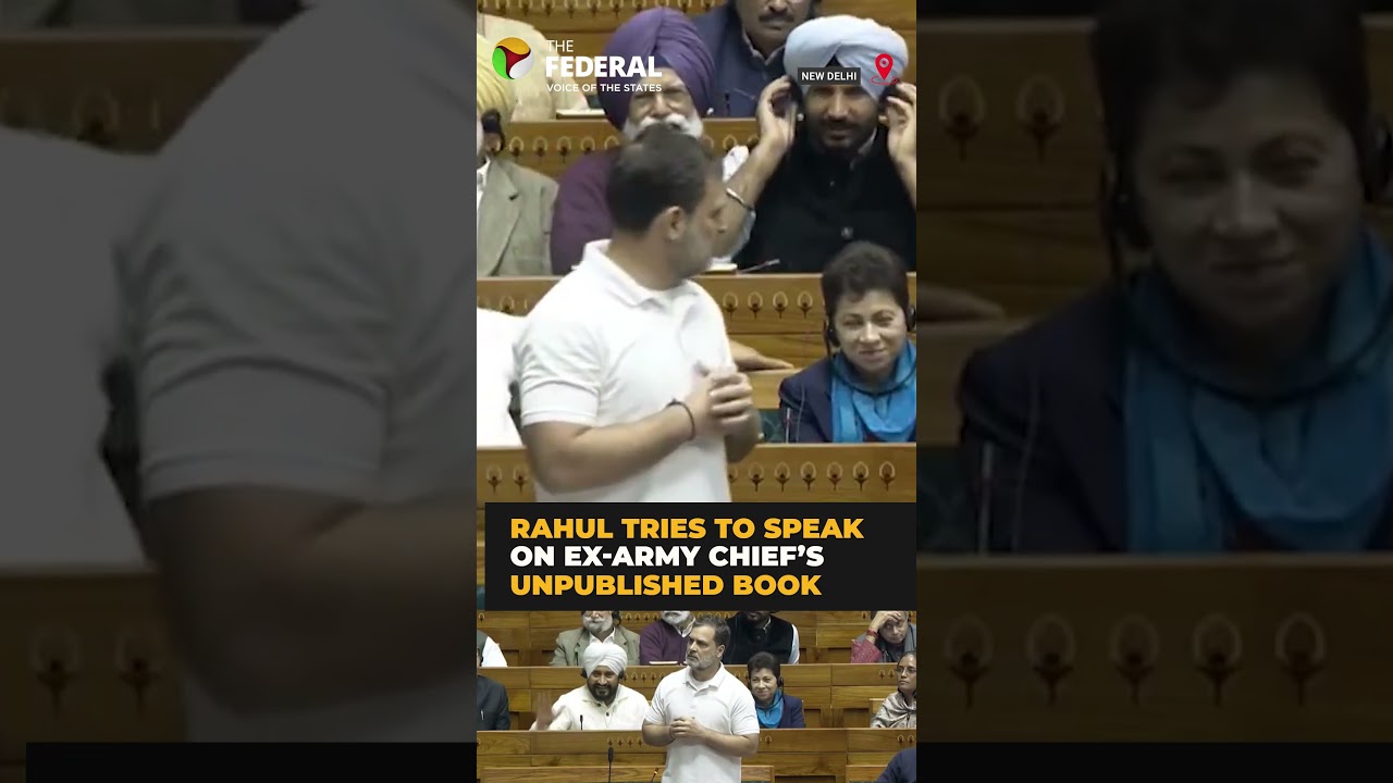 LS Speaker flags ‘rule breach’ as Rahul tries to speak on ex-army chief Naravane’s book
