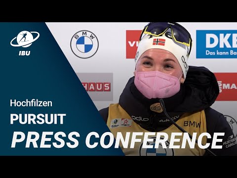 World Cup 21/22 Hochfilzen: Women Pursuit Press Conference