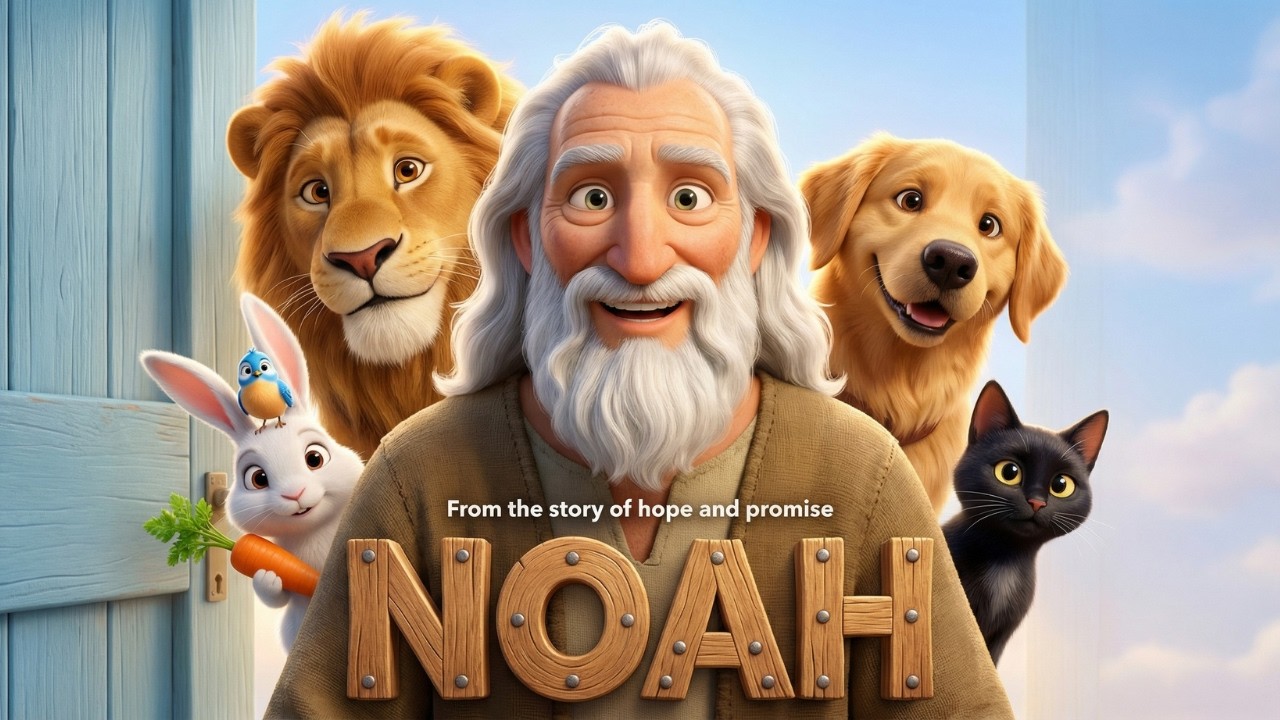 Noah and the Day the Fountains Broke: A Detailed Account of the Great Flood (Animated Bible Stories)