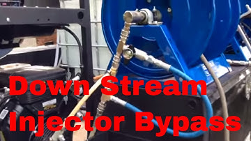 Demo of down stream injector bypass