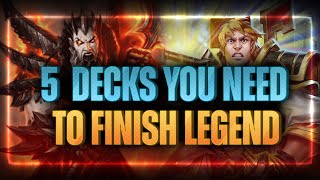[Hearthstone] 5 Best Decks to End Season Legend - Forged in the Barrens