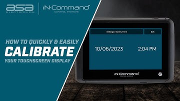 iN·Command® Control Systems: Touchscreen Calibration Made Easy