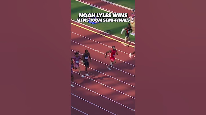 Noah Lyles WINS Men’s 100m SEMI-FINAL US Olympic Trials