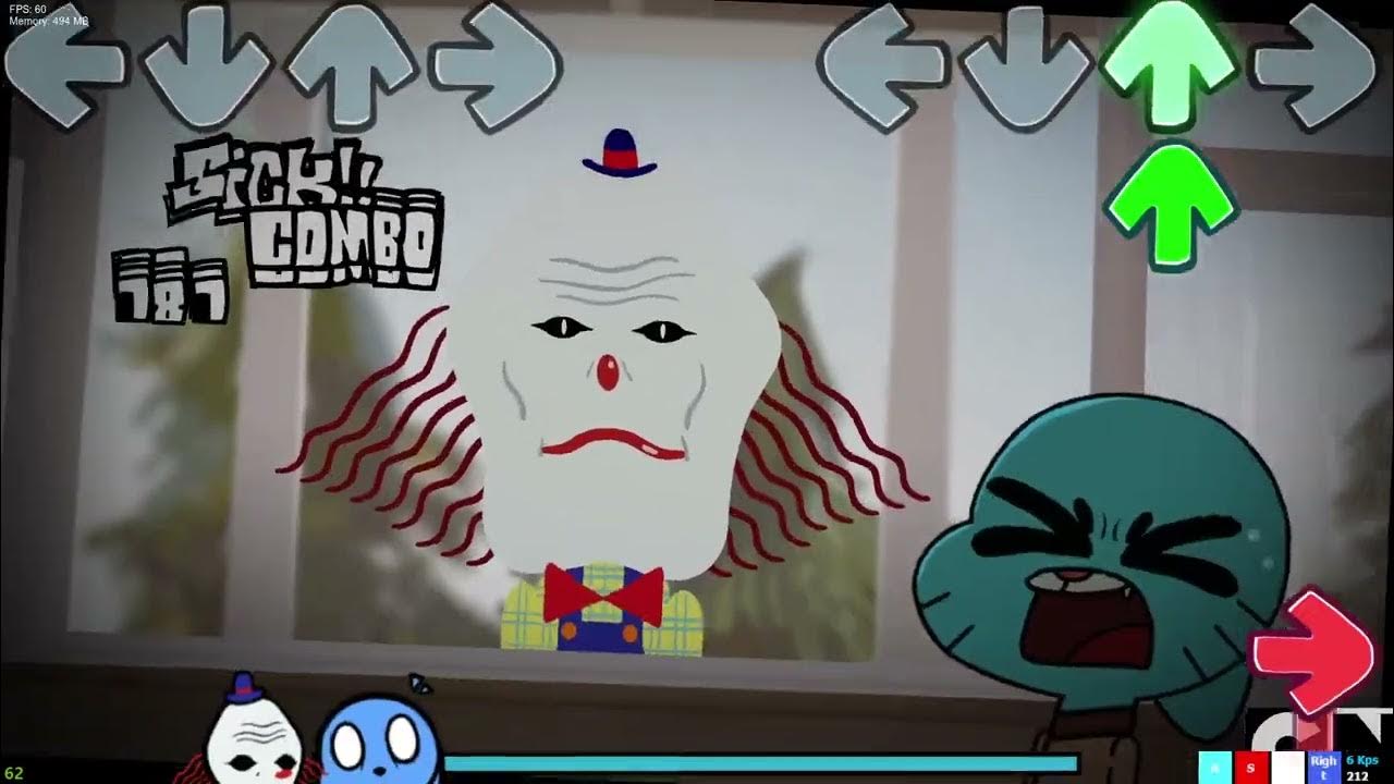 FNF' ALWAYS THERE Gumball Vs Scary Clown YouTube