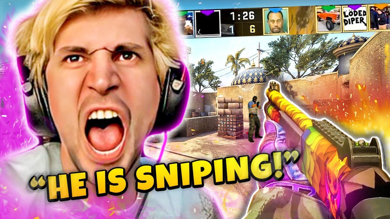 xQc LOSES IT Playing CS:GO with Jesse - YouTube