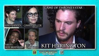 Game Of Thrones. Kit Harington signs, Courteney Cox & James Marsden, VEEP