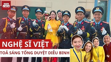 Khoảnh khắc đẹp: Sao Việt vui mừng tham gia tổng duyệt lễ diễu binh 30/4 từ 3h sáng |VTC News