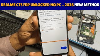 Realme C75 FRP Bypass Without PC | No Tool, No Computer | 100% Working Method 2026