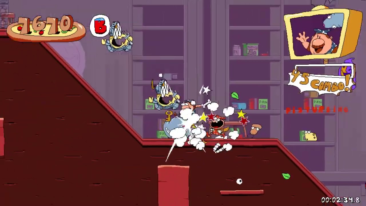 Pizza Tower | Gustavo and Brick in: Medieval Mayhem | featuring: Noise and PizzaFace 