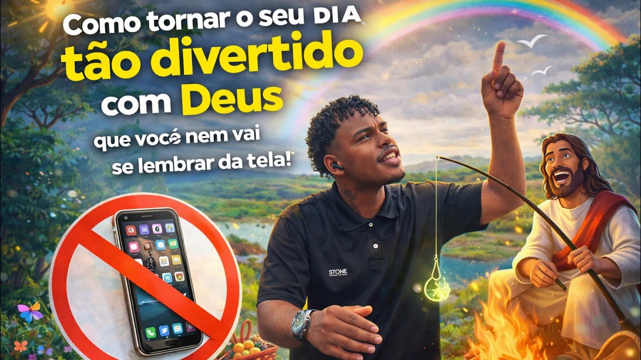 COMO TROCAR O TEMPO DE TELA POR UM MOMENTO COM DEUS. 