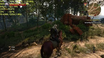 The Witcher 3 on FX 6300 R9 380 4G oc
