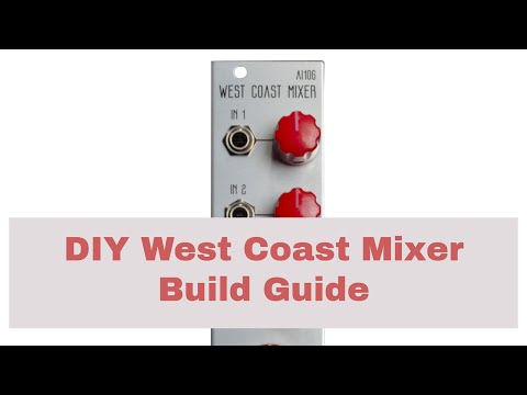 AI106 DIY West Coast Eurorack Mixer Build Guide Video