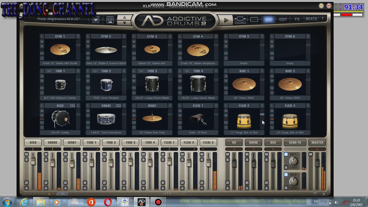 หย่าวๆใส่ลำ คนหลังยังคอยvแสดงสด ทดสอบกลอง Addictive Drums 2 - YouTube