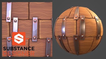 Making Stylized Wood Boards with Substance Designer