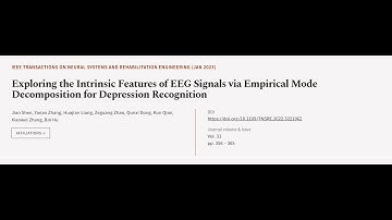 Exploring the Intrinsic Features of EEG Signals via Empirical Mode Decomposition for ... | RTCL.TV