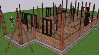 Rumah 6 x 10 Meter dengan 3 Kamar Tidur | Perkiraan Biaya Pembangunan