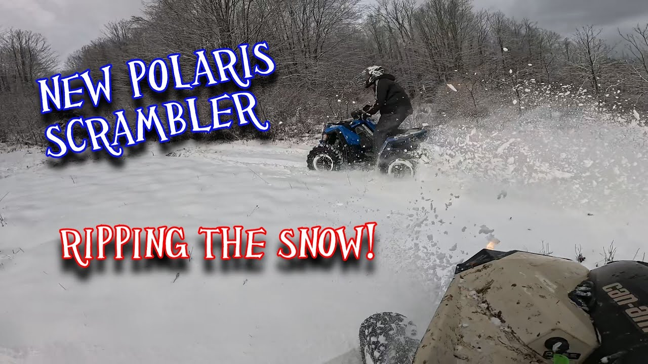 First ride on the new Polaris scrambler xp 850 - Can Am Renegade 1000xxc - First ride of 2024