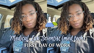 Life as a new grad medical laboratory scientist | hospital orientation, whats in my bag