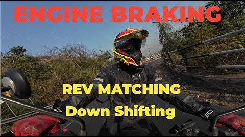 How to do Engine Braking, Rev Matching, Down Shifting & Braking on Scrambler 400x 😍