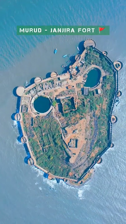 Murud janjira fort drone 🚩