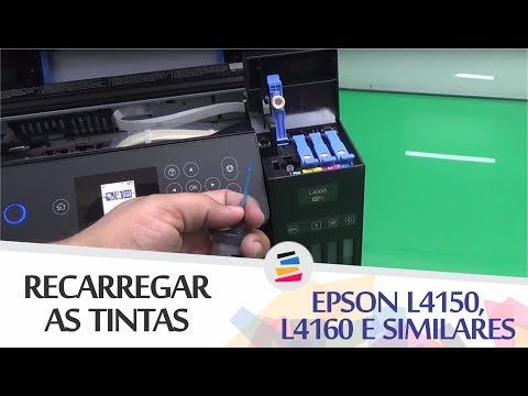 Vídeo: Com Inserir Tinta A La Impressora