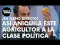 Este agricultor se vuelve viral por aniquilar en directo a la clase política: “Es de poca vergüenza”