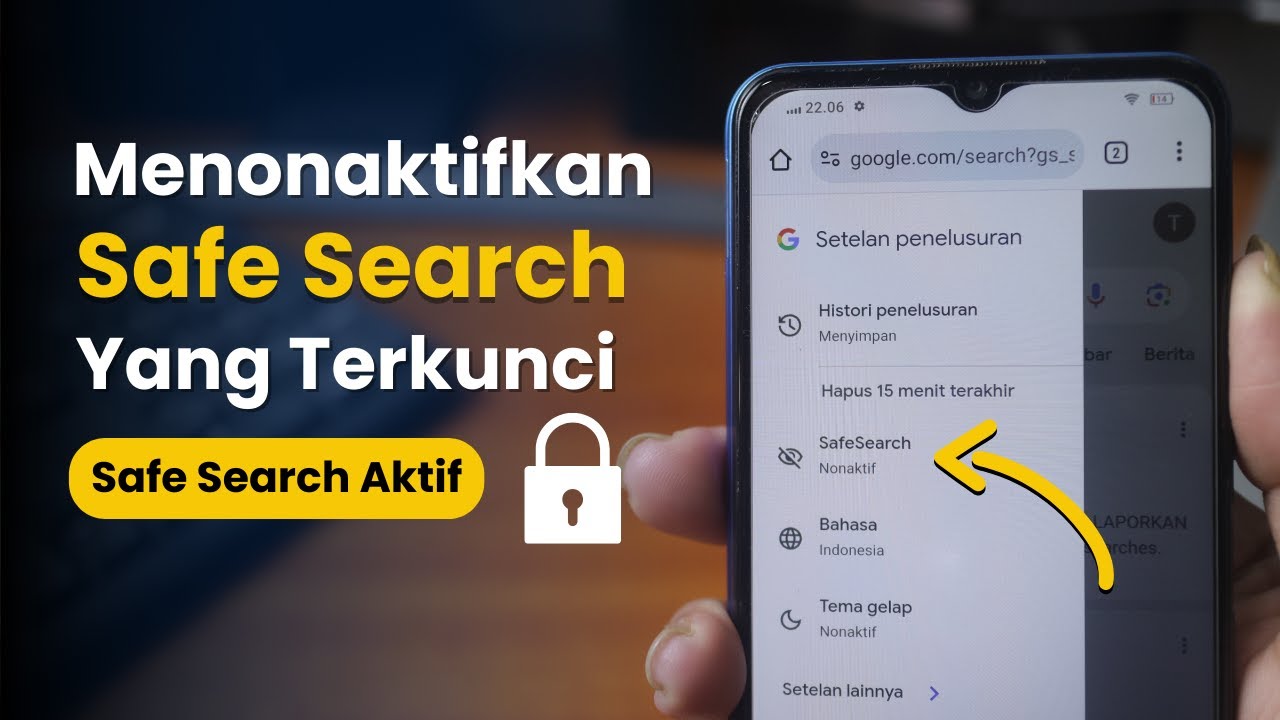 Cara Menonaktifkan Safe Search Yang Terkunci YouTube