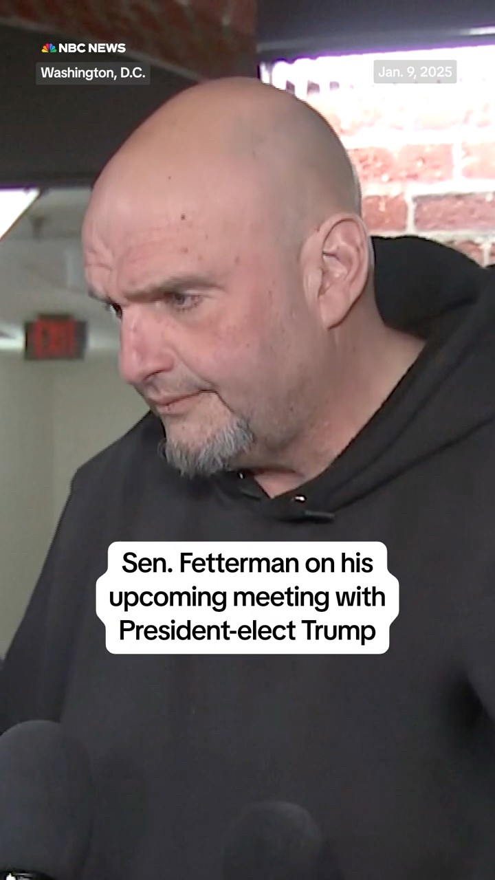 Sen. Fetterman on his upcoming meeting with President-elect Trump