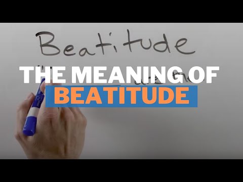 The Meaning of Beatitude in the New Testament