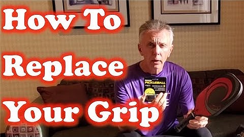 How to Replace a Pickleball Grip - Gamma Hi-Tech Gel Grip