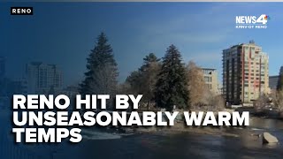 Wave of unseasonably warm temperatures hits northern Nevada