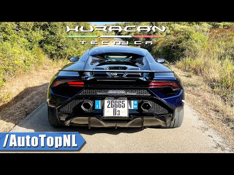 The Heavenly V10 Sound of the Lamborghini Huracan Tecnica by AutoTopNL