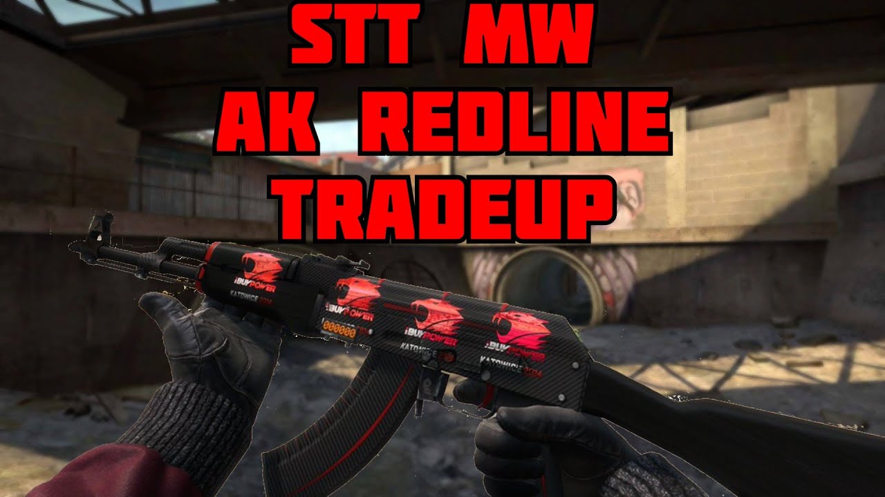STT AK Redline Minimal Wear Trade-up - YouTube