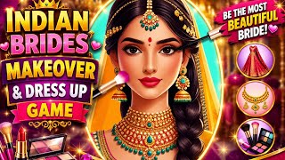 Indian Wedding Dress Up Game 2026 👰‍♀️ | Bridal Makeup, Lehenga & Wedding Makeover screenshot 3