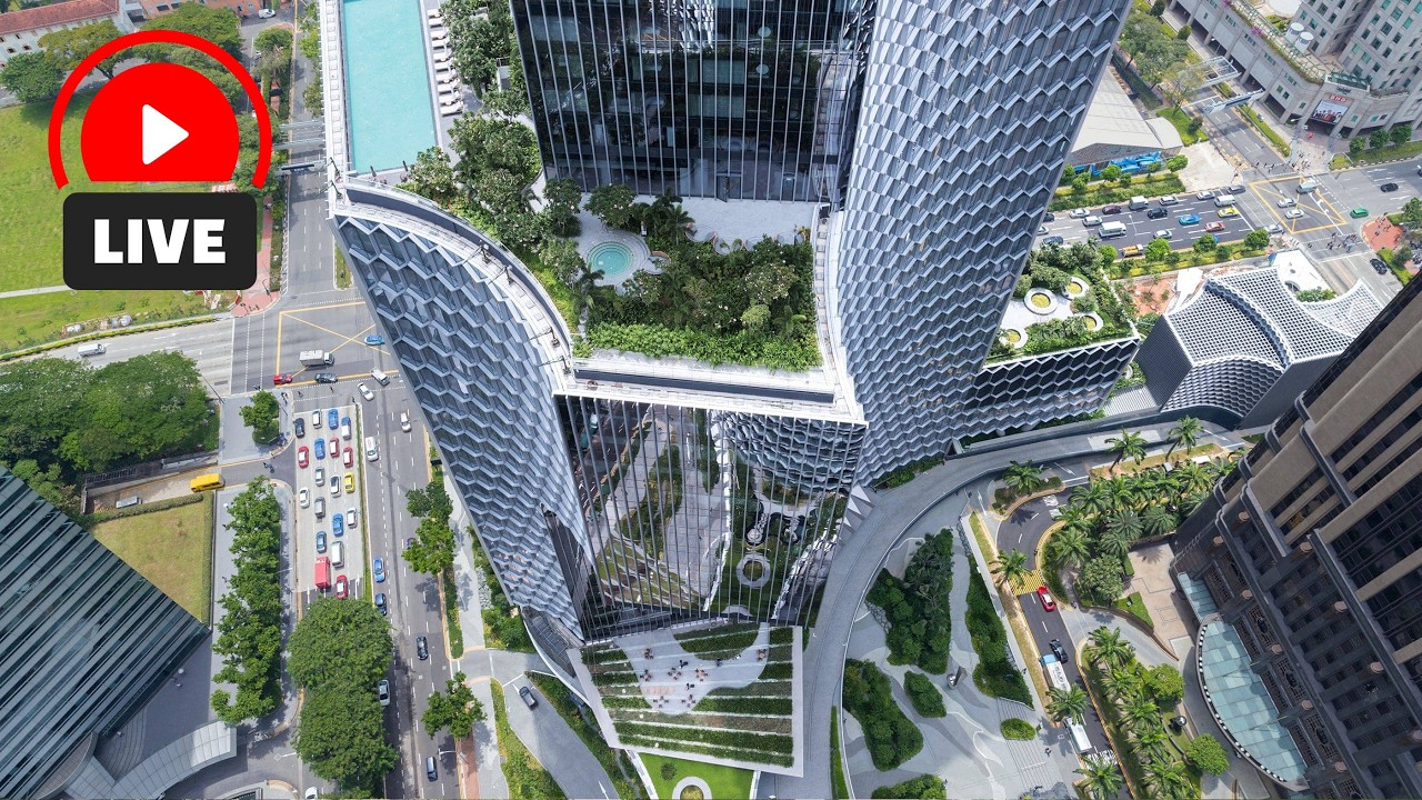 🔴 SINGAPORE LIVE 24/7  🌆 + Lofi Beats to Chill, Study & Relax