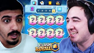 16 EFSANEVİ KART CHALLENGE! CLASH ROYALE w/@Harun-Kilic