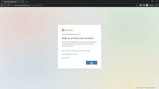 1. Microsoft Outlook First Time Login