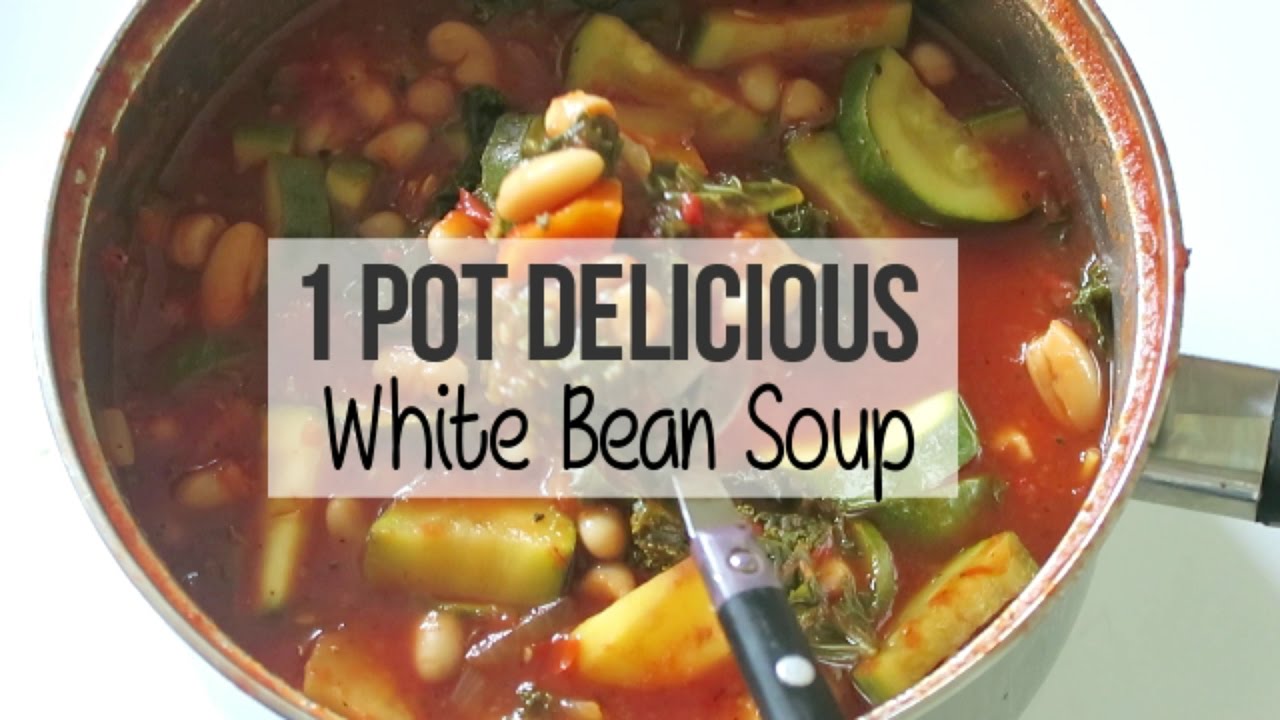 HEALTHY VEGAN LUNCH RECIPE, ONE POT BEAN SOUP Sunday Lunch Week